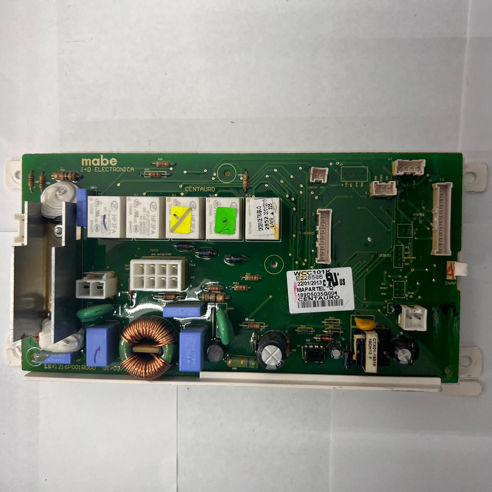 GE Washer Control Board Part# WCC101K E226586 189D5035G004 GE Washer Control Board Part# WCC101K E226586 189D5035G004